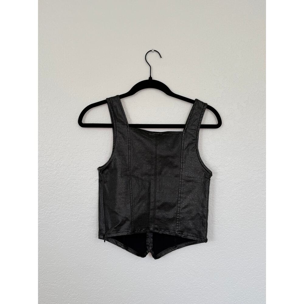 Noisy May Denim Glitter Tank Top – NWT – Size Medium - Picture 2 of 4